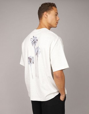AE T-shirt Recta con Gráfico de Destino
