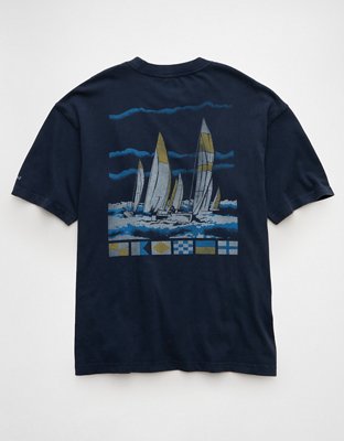 AE Playera Recta con Gráfico Náutico