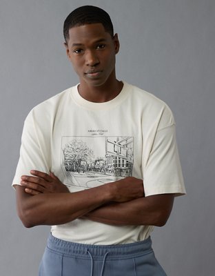 AE Boxy Logo Graphic T-Shirt
