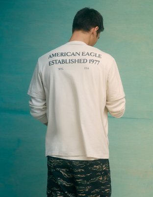 T-shirt graphique à logo AE