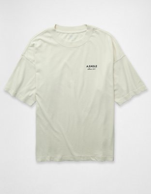 Camiseta extragrande con gráfico y logotipo AE