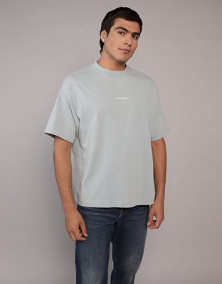 Camiseta extragrande con gráfico y logotipo AE