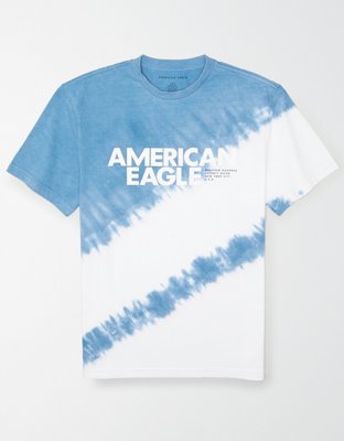 American eagle tie discount dye crew neck