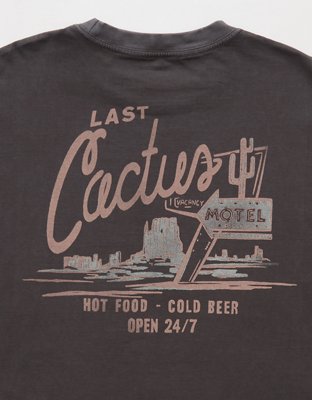 T-shirt droit à image AE