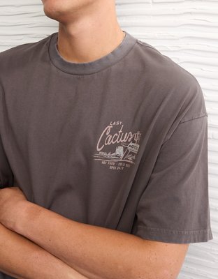 T-shirt droit à image AE