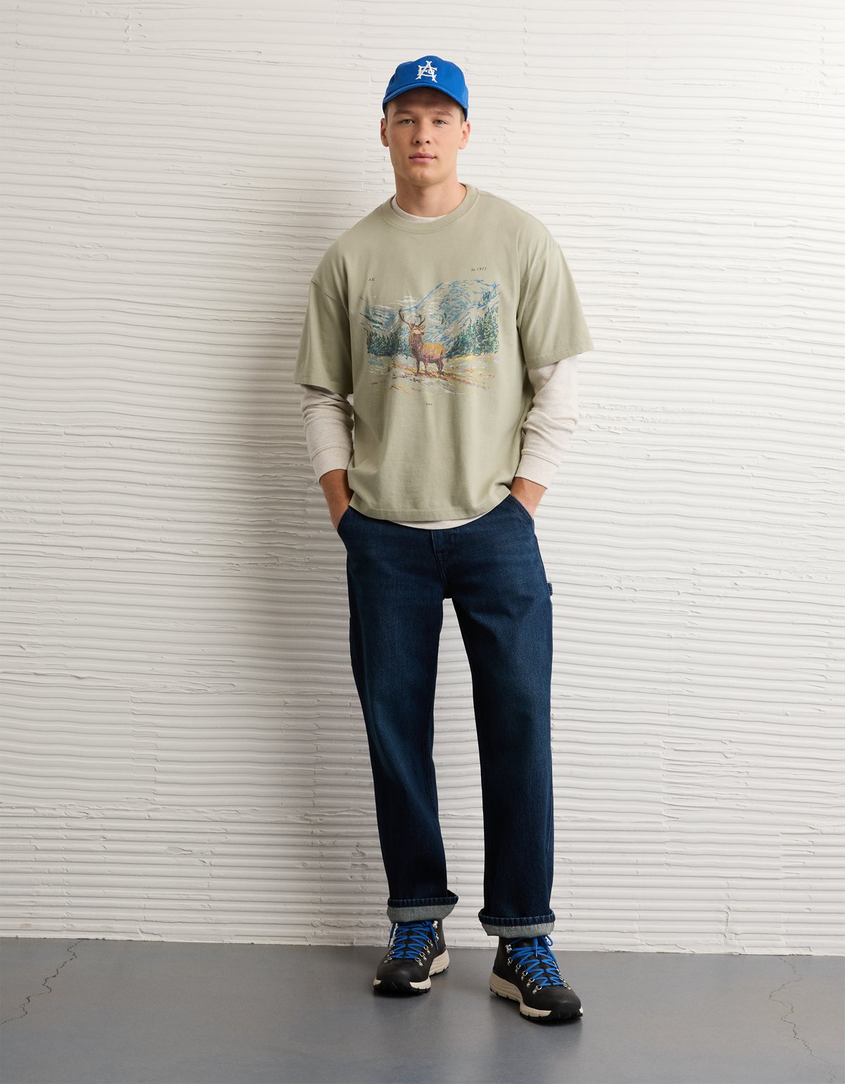AE Boxy Destination Graphic T-Shirt - image 5