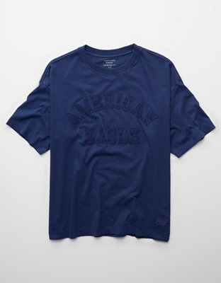 AE Playera relajada con gráfico de logo