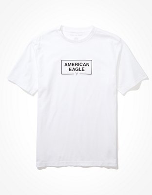 Ae Super Soft Icon Graphic T Shirt Men S White Xl Sportspyder