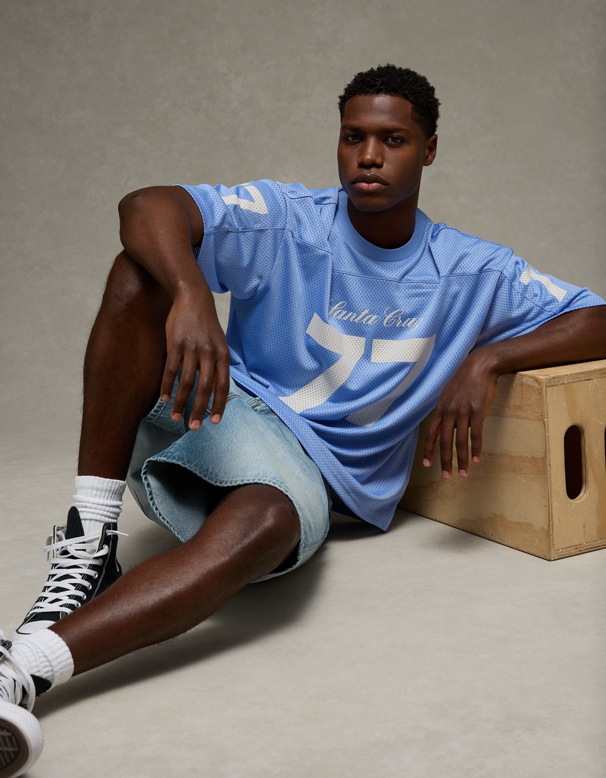 AE Boxy Destination Graphic Mesh Jersey - image 5
