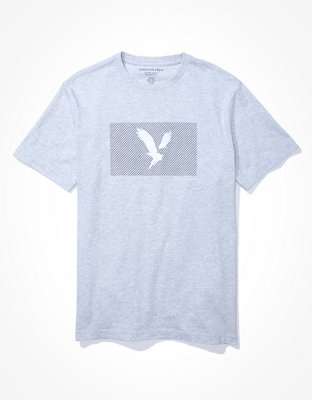 Мужские футболки American Eagle AE Super Soft Box Logo Graphic T-Shirt — фото 3