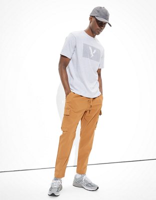Мужские футболки American Eagle AE Super Soft Box Logo Graphic T-Shirt — фото 5
