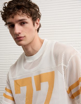 AE Boxy Graphic Mesh Jersey