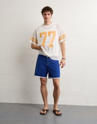 AE Boxy Graphic Mesh Jersey from American Eagle - $22.47