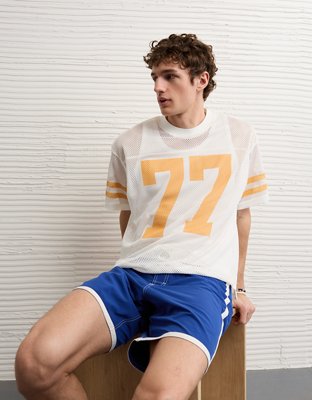 AE Boxy Graphic Mesh Jersey