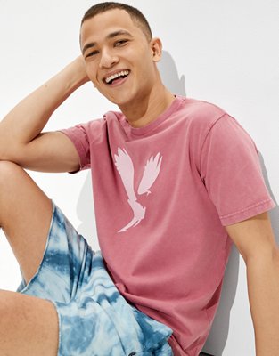 Мужские футболки American Eagle AE Super Soft Eagle Graphic T-Shirt — фото 3