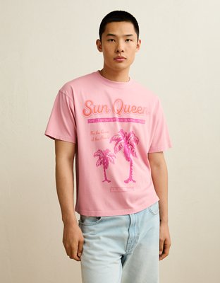 Always ADWYSD @sun Tee 初期 ピンク L AE Boxy Fit Pride Graphic T-Shirt | American Eagle