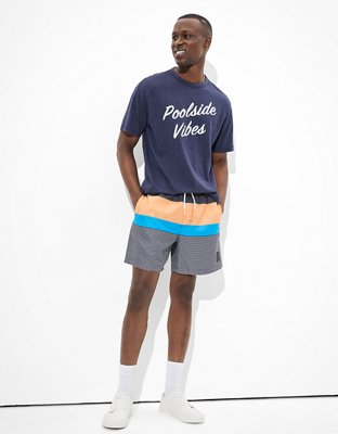 Мужские футболки American Eagle AE Super Soft Tri-Blend Poolside Vibes T-Shirt — фото 2