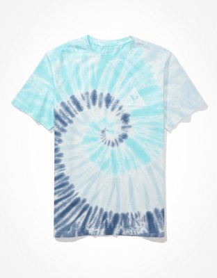 American Eagle Outfitters, Tops, Never Worn Blue Tie Dye Astros Shirt Xs