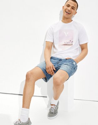 AE Super Soft Summer Eagle Graphic T-Shirt