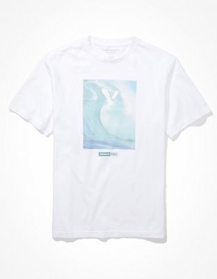 Мужские футболки American Eagle AE Super Soft Summer Eagle Graphic T-Shirt — фото 3