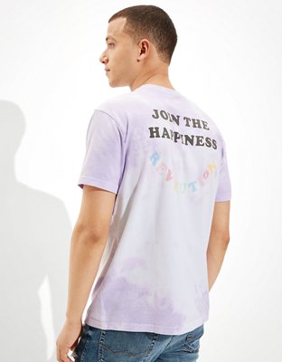 Мужские футболки American Eagle AE Tie-Dye Pride Graphic T-Shirt — фото 5