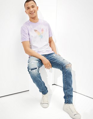 AE Tie-Dye Pride Graphic T-Shirt