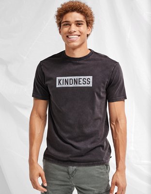 Мужские футболки American Eagle AE Super Soft Positive Message Graphic T-Shirt — фото 3