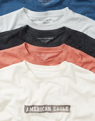 AE Super Soft Box Logo Graphic T-Shirt
