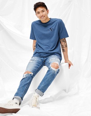 Мужские футболки American Eagle AE Super Soft Left Graphic T-Shirt — фото 2