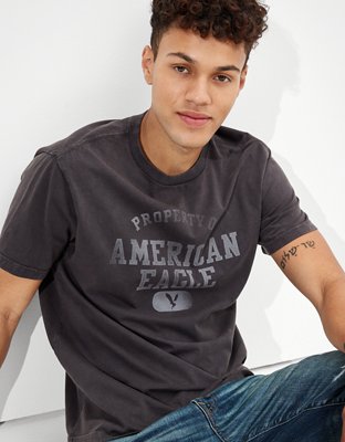 Мужские футболки American Eagle AE Super Soft Vintage Vault Graphic T-Shirt — фото 3