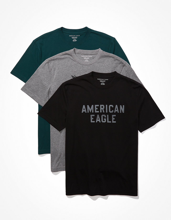 AE Super Soft Graphic T-Shirt 3-Pack