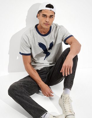 AE Super Soft Graphic Ringer T-Shirt