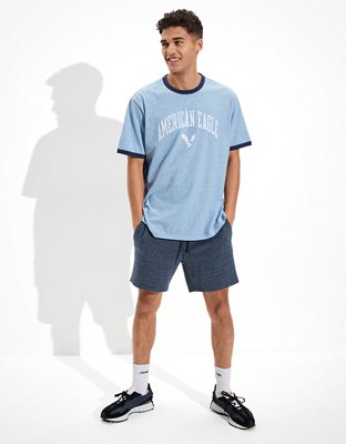 Мужские футболки American Eagle AE Super Soft Graphic Ringer T-Shirt — фото 3