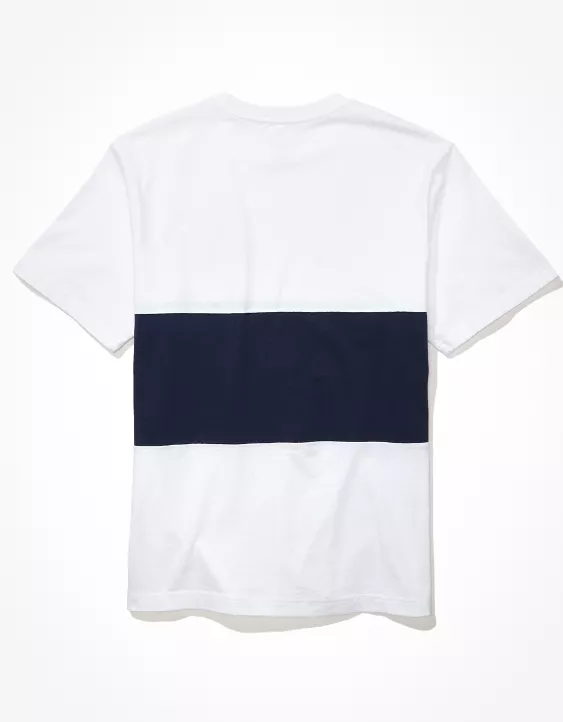 AE Super Soft Striped Graphic T-Shirt