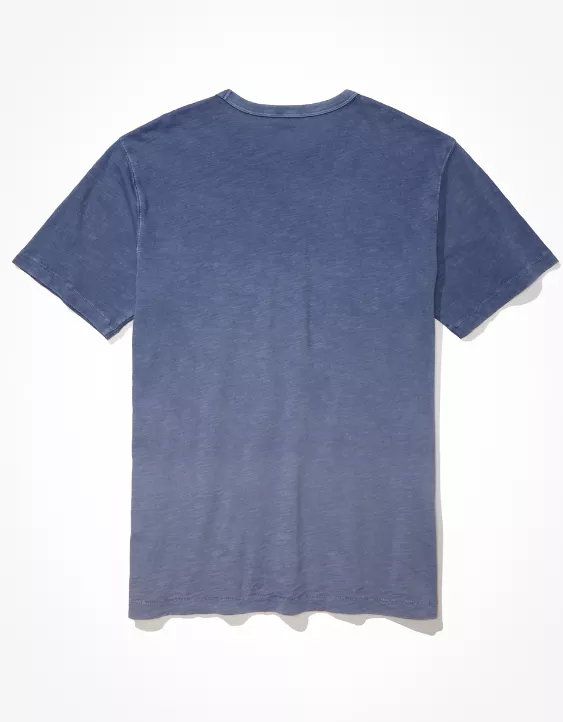 AE Super Soft Slub Dip-Dye Graphic T-Shirt