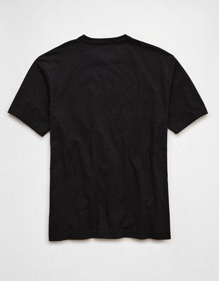Мужская футболка American Eagle AE Standard Fit Graphic, цвет: Чёрный — фото 4
