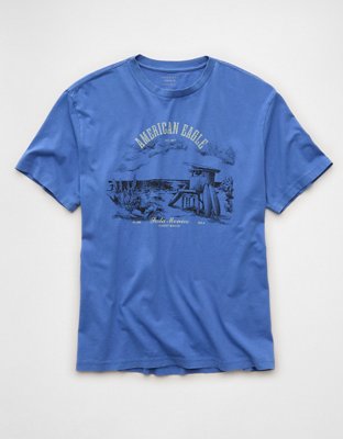 AE Standard Fit Graphic Logo T-Shirt from American Eagle - $14.99