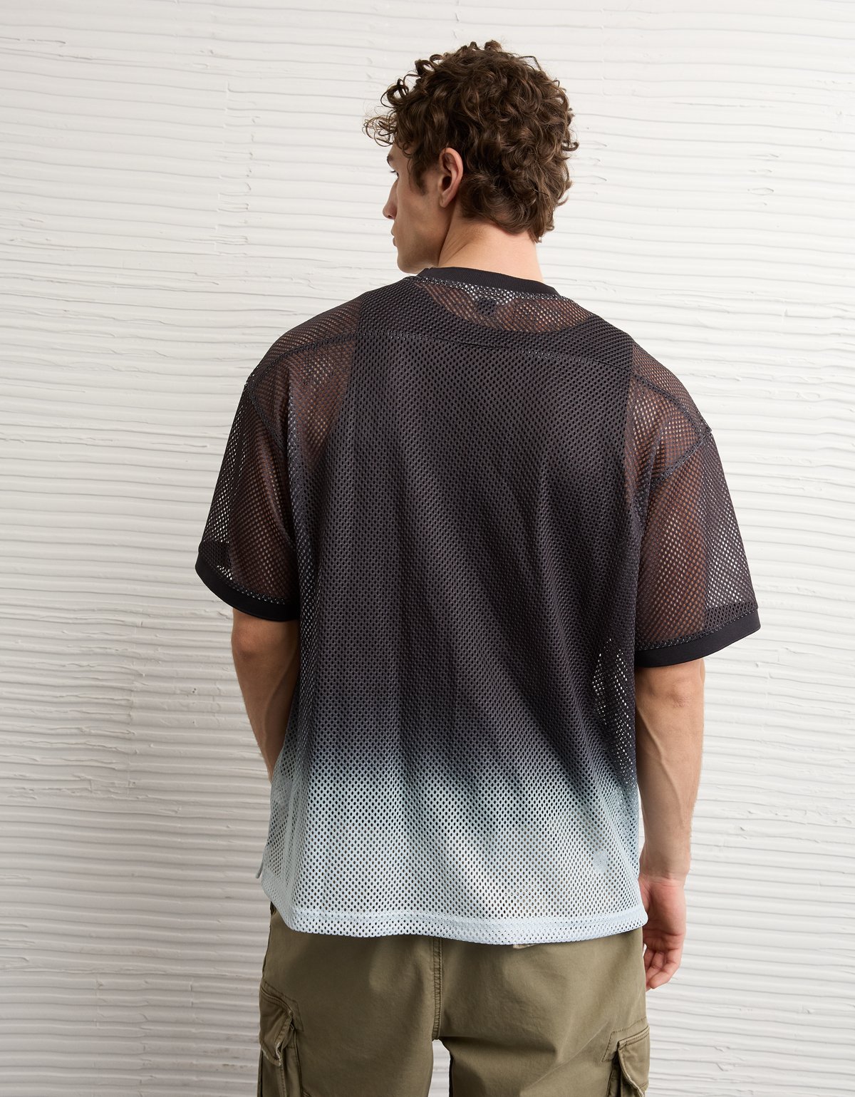 AE Boxy Graphic Mesh Jersey - image 2