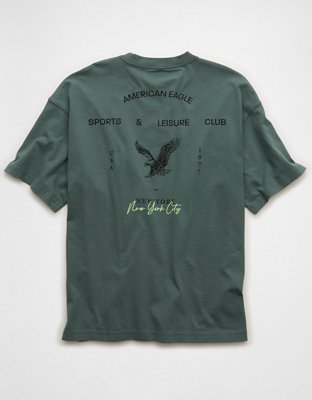 AE Boxy Fit Logo Graphic T-Shirt