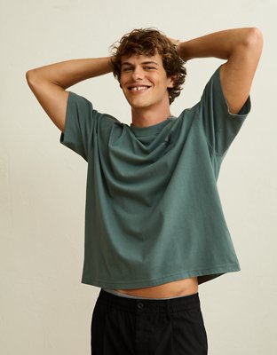 AE Boxy Fit Logo Graphic T-Shirt