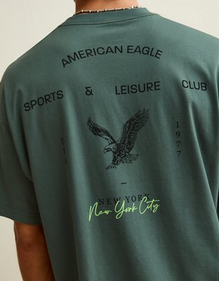 AE Boxy Fit Logo Graphic T-Shirt