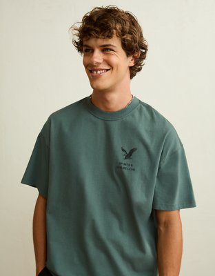 AE Boxy Fit Logo Graphic T-Shirt