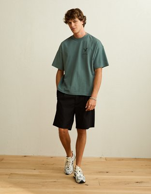 AE Boxy Fit Logo Graphic T-Shirt