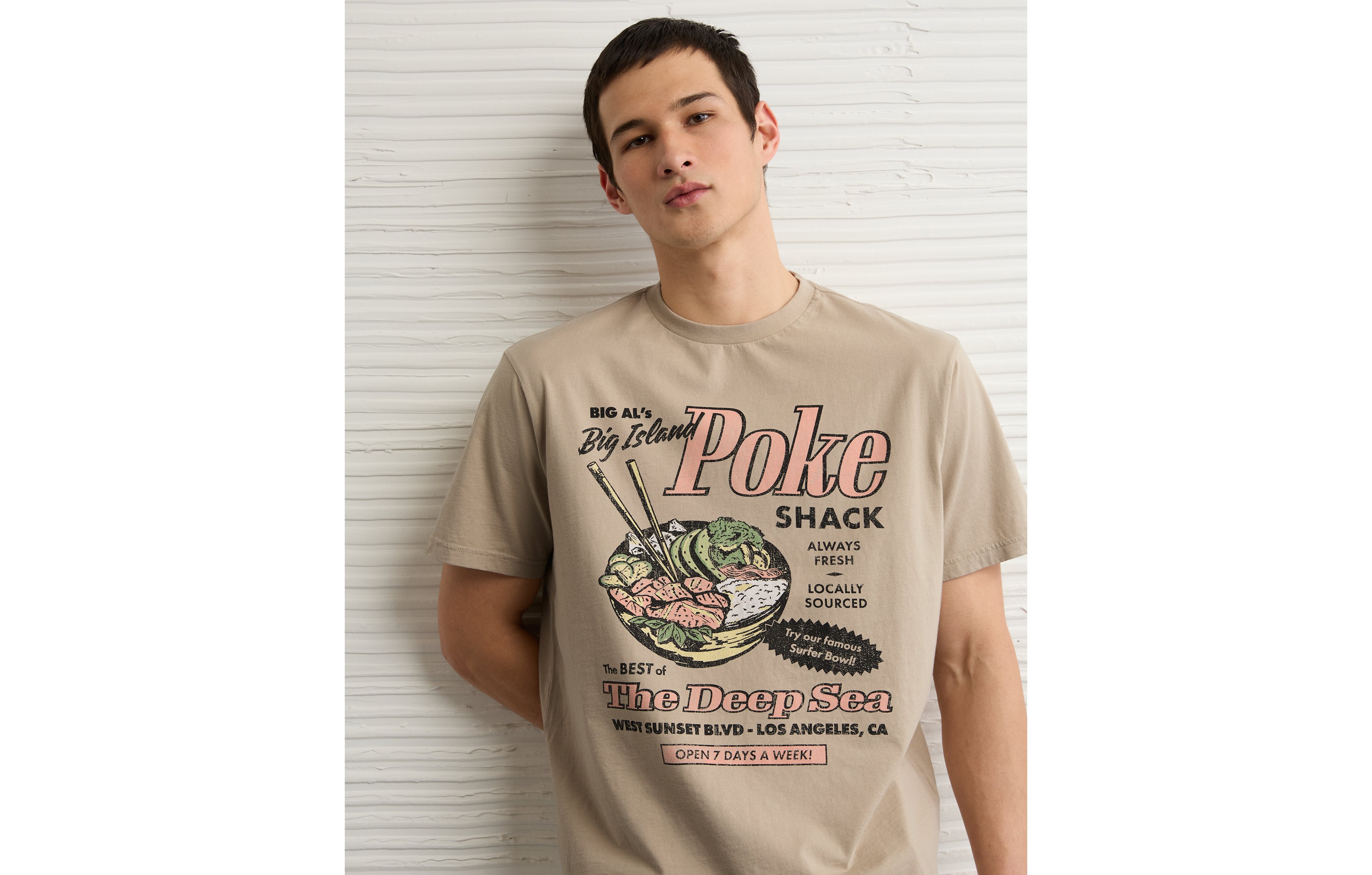 AE Standard Fit Food Graphic T-Shirt