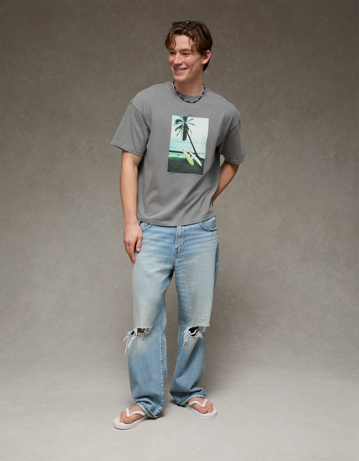 AE x Ryan Tatar Boxy Graphic T-Shirt - image 5
