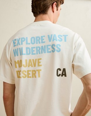 AE Boxy Fit Destination Graphic T-Shirt | American Eagle