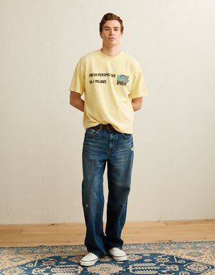 AE Boxy Fit Destination Graphic T-Shirt