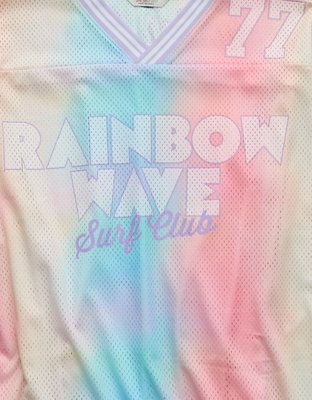 AE Pride Boxy Graphic Mesh T-Shirt