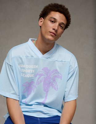 AE Pride Boxy Graphic Mesh T-Shirt