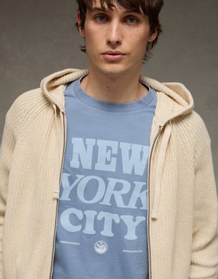 AMERICAN  EAGLE  AE Boxy Fit Destination Graphic T-Shirt | American Eagle